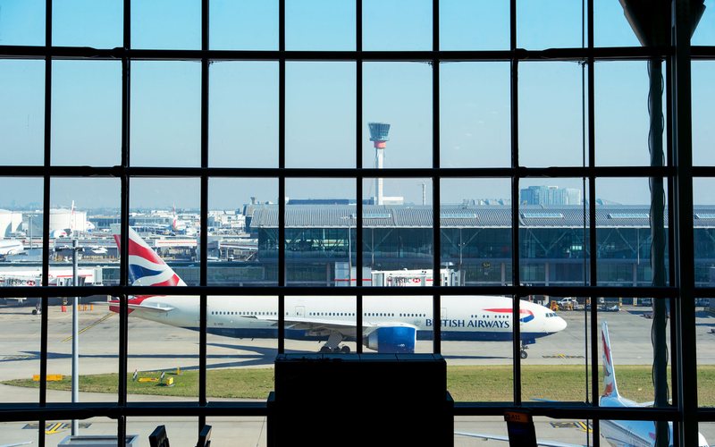 Terminal 5 do aeroporto de Heathrow, um dos mais movimentados do mundo - Divulgação