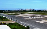 O aeroporto de Jacarepaguá (foto), no Rio de Janeiro, tem forte movimento de voos offshore - Infraero/Divulgação