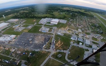 Mais de 20 milhões de pessoas estão sob alerta de novos eventos climáticos extremos nos EUA - London-Corbin Airport/Facebook