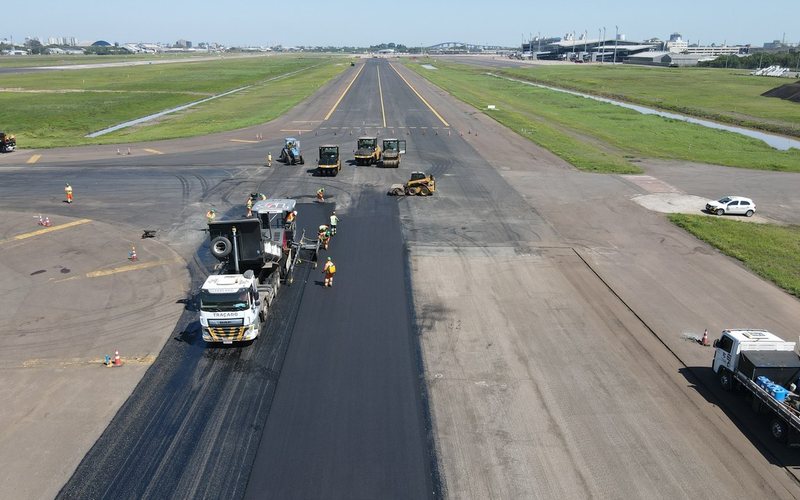 Segundo a Fraport, em 21 de outubro estão confirmados 71 movimentos entre pousos e decolagens, passando para 122 em 1º de novembro - Divulgação