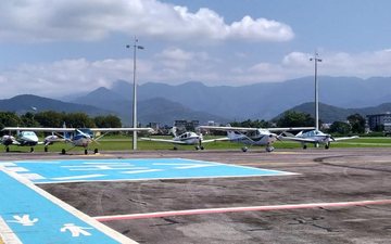 Aeroporto de Ubatuba recebeu dois novos helipontos - Rede VOA