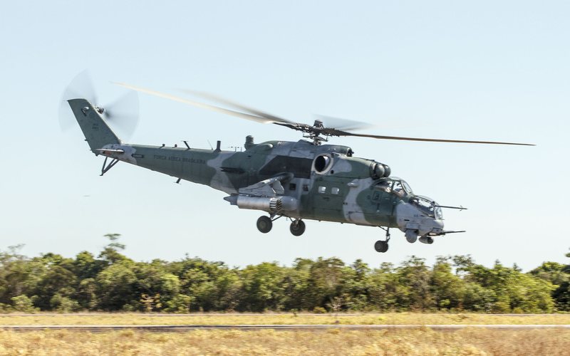 Helicóptero foi o ínico vetor aéreo de fabricação russa operado pela força aérea - FAB