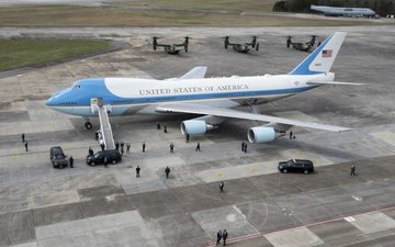 Imagem O jato particular de Trump é melhor do que o Air Force One?