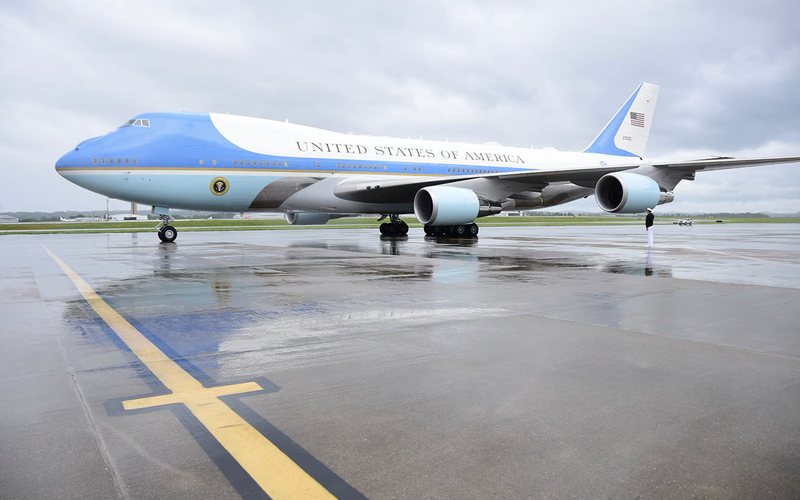Air Force One transportou o presidente Donald Trump para discutir com a Rússia os caminhos para encerrar a guerra na Ucrânia - Divulgação