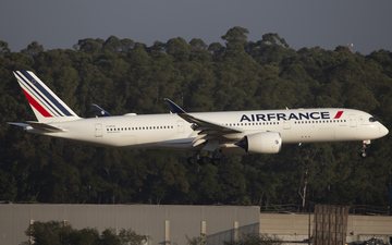 A350-900 é um dos mais modernos aviões operados pela Air France - Luís Neves