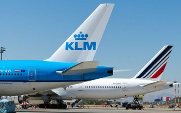 As companhias aéreas dos grupos Air France-KLM e IAG tiveram receitas de cerca de R$ 320 bilhões em 2023 - Divulgação.
