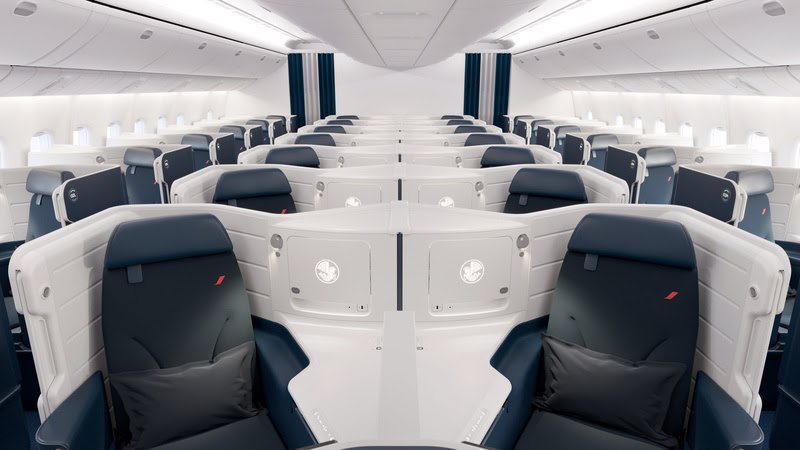 Nova cabine Business da Air France será instalada em 12 Boeing 777-300ER - Divulgação