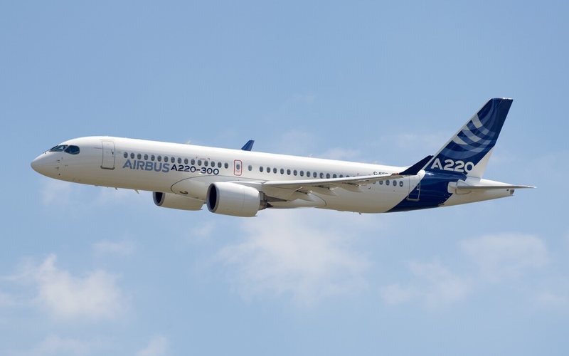 Carteira de pedidos do A220 acumula mais de 800 aviões - Airbus