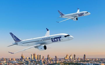 Acordo anunciado no Paris Air Show 2025 marca a entrada da LOT Polish Airlines na frota Airbus, com entrega dos primeiros A220 prevista para 2027 - Airbus