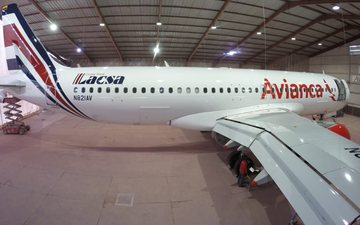 Esta é a terceira aeronave utilizada pela Avianca para homenagear extintas companhias latino-americanas - Divulgação