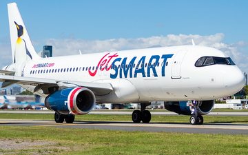 A JetSmart foi eleita a melhor low cost da América do Sul, segundo votação feita por passageiros - Divulgação