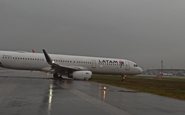Aeronave cumpria voo procedente do aeroporto de Guarulhos e não há feridos - Reprodução/Redes Sociais