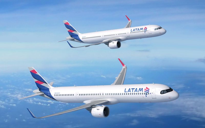 Aquisição elevará o número de aviões da família A320neo na Latam para 100 - Divulgação