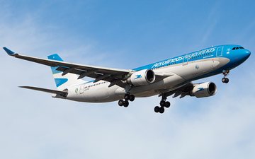 O widebody substituirá o Boeing 737 MAX 8, a partir do aeroporto internacional de Ezeiza - Martín Romero