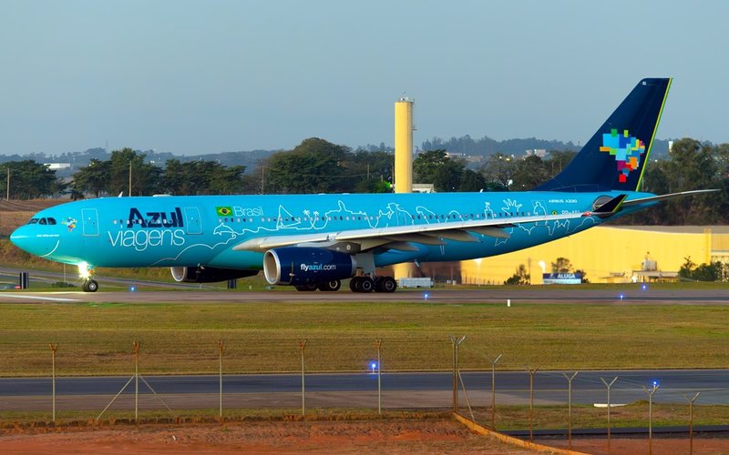 A aeronave estava na frota da Azul desde 2015 - Guilherme Amâncio