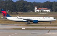 O primeiro voo comercial do Airbus A330-900neo da Delta para o Brasil aconteceu na última quinta-feira (4) - Luís Neves
