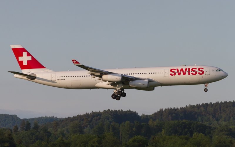 Os voos entre Zurique e Seul serão operados pelo Airbus A340-300 - Swiss International Air Lines/Divulgação