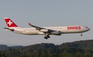 Os voos entre Zurique e Seul serão operados pelo Airbus A340-300 - Swiss International Air Lines/Divulgação
