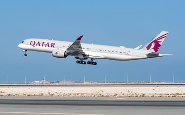 As receitas do grupo alcançaram o equivalente a R$ 126 bilhões - Qatar Airways