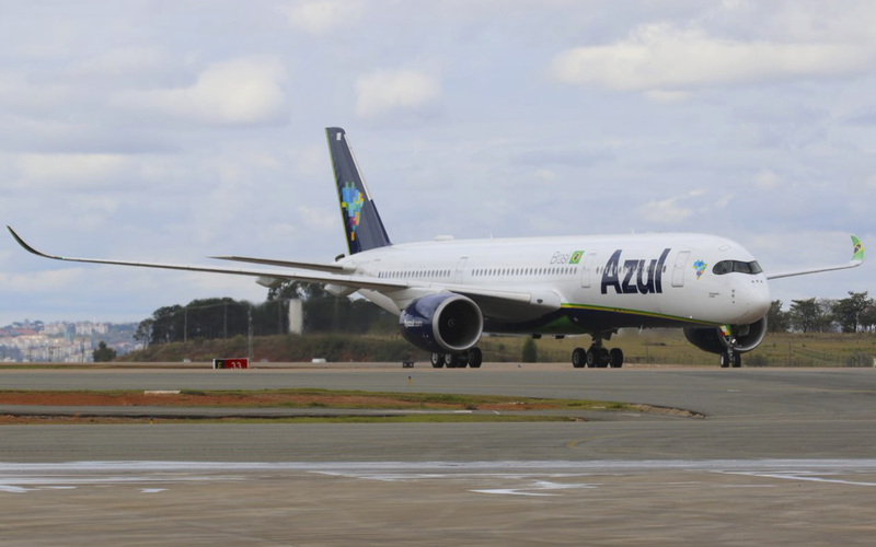 Aeronave de matrícula PR-AOY chegou ao Brasil no último dia 14 de setembro - Divulgação