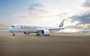 Airbus A350 da Emirates faz primeiro voo comercial