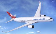 Airbus A350 da Turkish Airlines voará do Brasil para o Chile