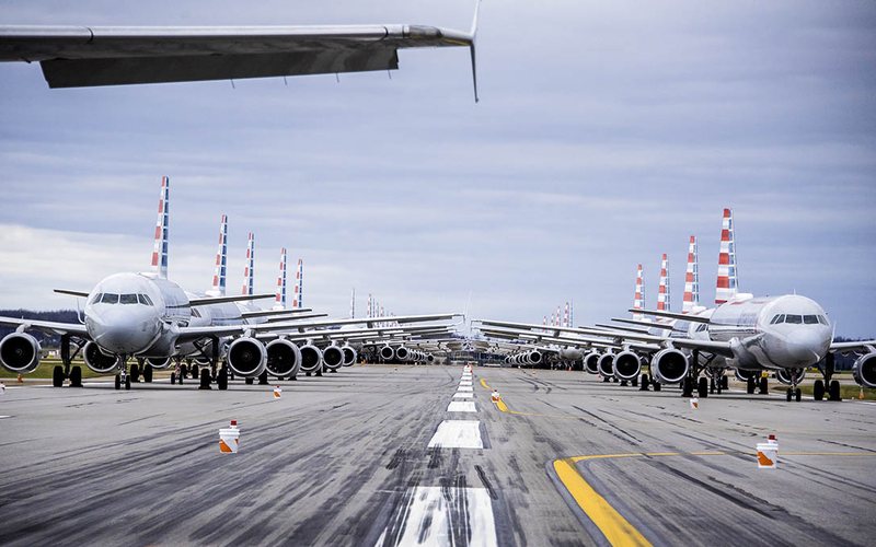 O armazenamento prolongado gera milhões em despesas e revela desafios logísticos da aviação comercial - Divulgação
