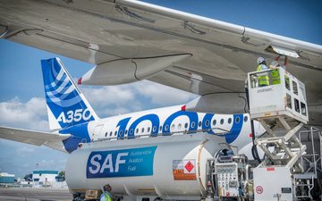 Conjunto de empresas irão criar um fundo para a produção de combustíveis sustentáveis - Airbus