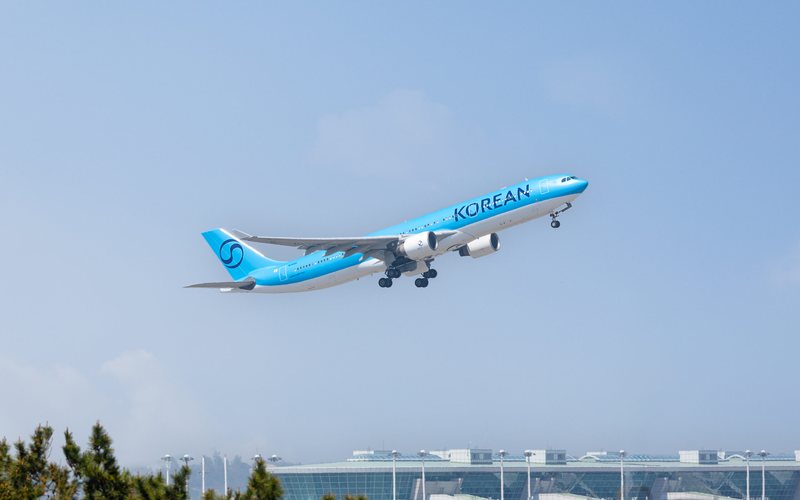 anúncio hangar Korean Air