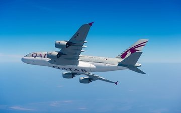 Imagem Qatar afirmou que usar atualmente o A380 é ambientalmente irresponsável