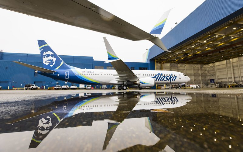 Alaska Airlines é a segunda maior operadora do 737-9 - Divulgação