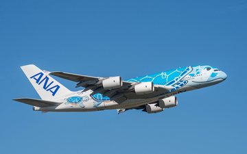 A380 receberam pintura alusiva ao símbolo de prosperidade do Havaí - Airbus