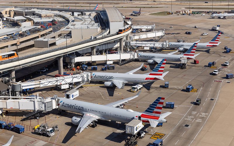 Aeroporto de Dallas Fort Worth (DFW) é maior hub da American Airlines - Divulgação