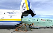 Antonov transportou carga de apenas 6.500 quilos
