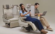 Airbus A350 da Emirates terá assento elétrico inédito na Premium Economy