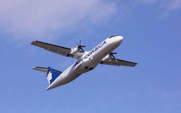 A aeronave (F-HXKZ) irá operar na região da Córsega - ATR