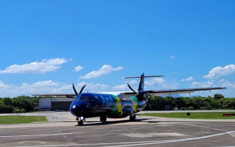 ATR 72-600 da Azul Linhas Aéreas no aeroporto de Macaé (MEA) - Macaé Airport/Divulgação