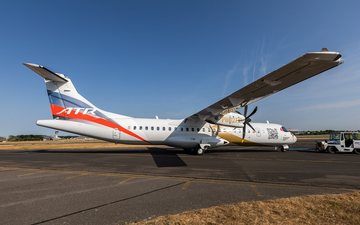 Fabricante recebeu pelo menos 50 pedidos de aviões durante o Farnborough Airshow 2022 - ATR/Divulgação