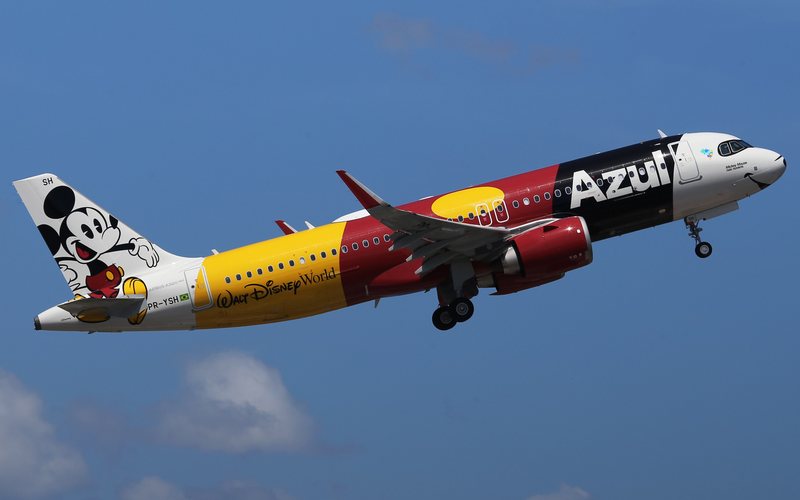 A320neo com 174 assentos é utilizado nos voos que ligam a capital amazonense aos Estados Unidos - Luís Neves