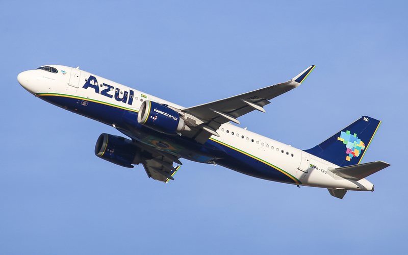 Azul possui 55 aviões da família A320neo em sua frota - Guilherme Amancio