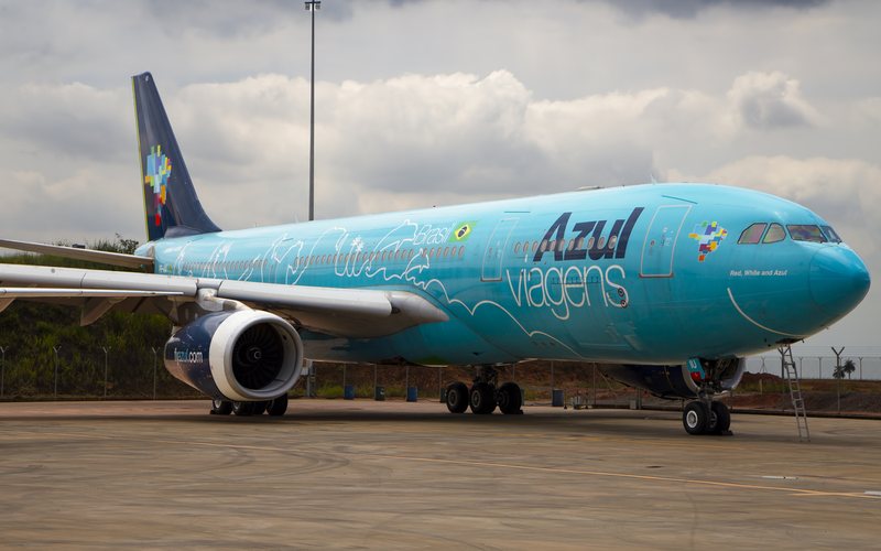 Azul opera atualmente nove Airbus A330, quatro deles da versão -200 - Guilherme Amancio