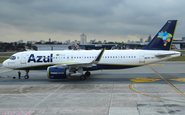 A320neo da Azul em Congonhas, em São Paulo, demanda corporativa retornou aos níveis de 2019 - Guilherme Amancio