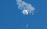 Balão abatido foi o primeiro de outros três abates feitos pelos F-22 Raptor - Divulgação