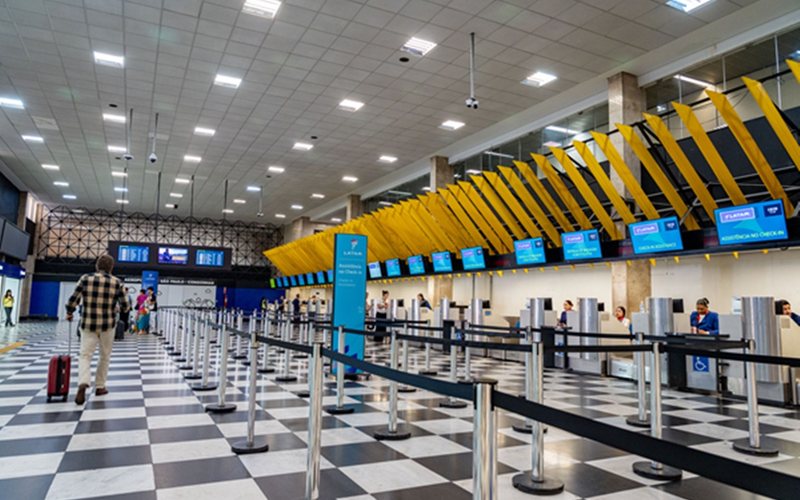 O aeroporto de Congonhas (foto) participará do procedimento - Aena Brasil