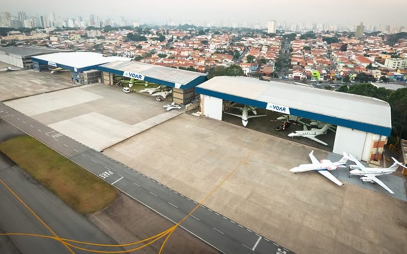Infraestrutura da Voar Aviation no aeroporto de Congonhas, em São Paulo - Divulgação