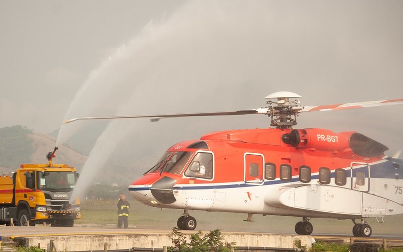 Dois helicópteros Sikorsky S-92 irão operar no aeroporto localizado no Grande Rio - Codemar/Leonardo Fonseca