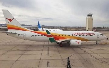 Os voos serão operados pelo Boeing 737 da Surinam Airways - Surinam Airways