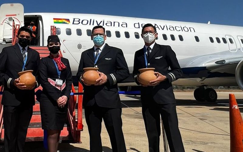 La aeronave tendrá capacidad para recibir hasta 168 pasajeros - Boliviana de Aviación/Divulgación