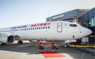 Companhias aéreas, como a China Eastern Airlines, receberam apoio financeiro do governo - Divulgação