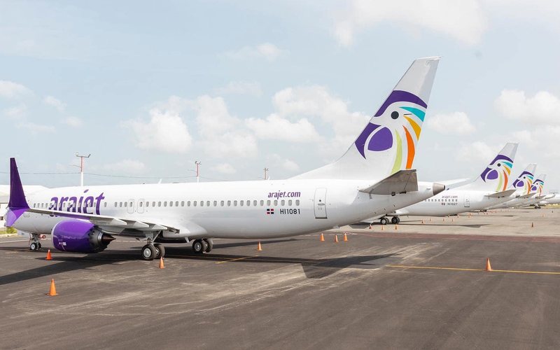 Os voos serão operados pelo Boeing 737 MAX 8, para até 185 passageiros - Arajet/Divulgação